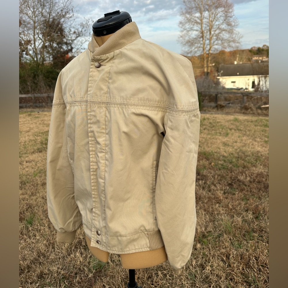 Vintage Polo by Ralph Lauren bomber jacket. Size XL. Tan. Polo pony. Vintage - Picture 2 of 7